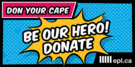 EPLdotCA's tweet photo. Take flight &amp; be our hero! Help prepare an Edmonton child for reading. http://t.co/4SNwCbO9j2 #yeg #eplhero http://t.co/t2Wxh839pS