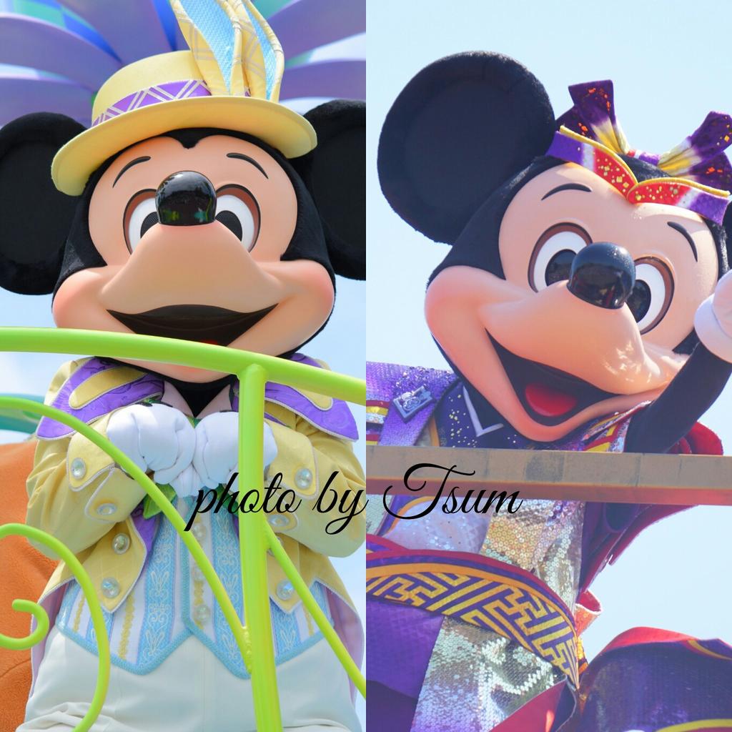 かっこいいミッキーと可愛いミッキー並べてギャップを楽しもうぜ