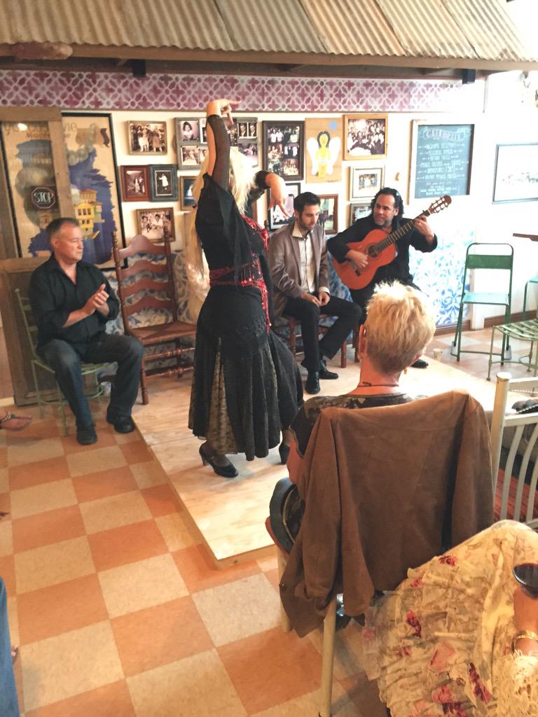 Thank you Sonja and @CasaDumetz for inviting me to speak. Such a fun crowd! And so glad we stayed for Flamenco after!