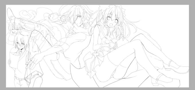 もう今日PCで絵描けないしなんかないかなーって思ったけどなにもなかった・・・進んでない 