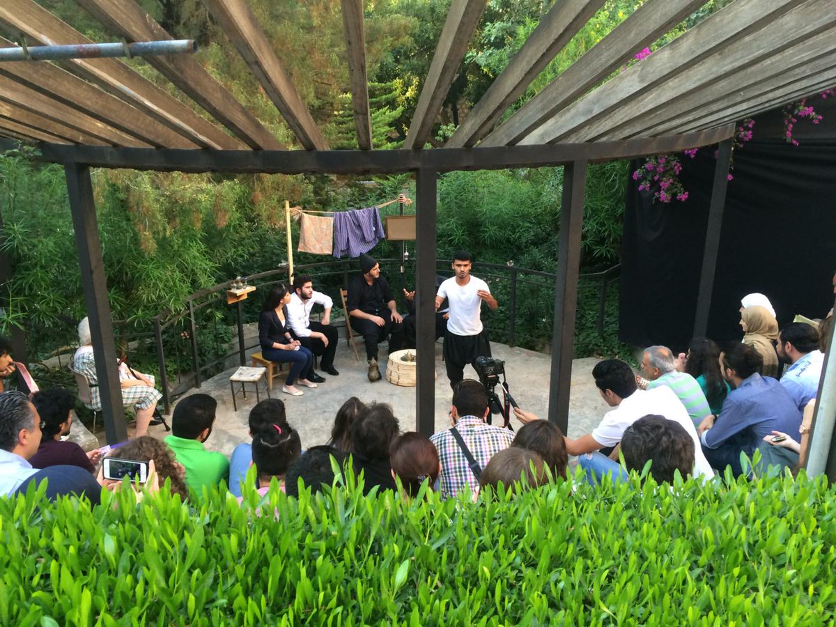 lauedu's tweet photo. LIU's play at the amphitheatre #LAUtheatrefestival http://t.co/yCJXPfvDkW
