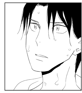 シャワー後の髪下ろし垣くんを描く必要があったんですが どう描いても似合わなくて衝撃受けてます 