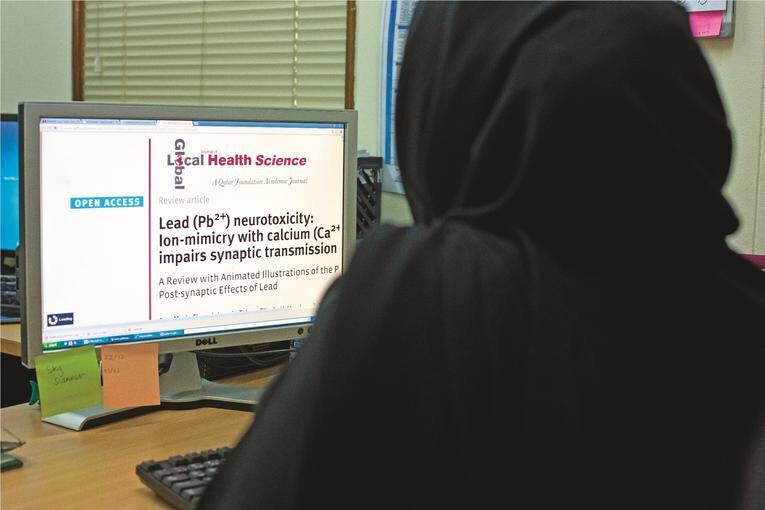 QF's tweet photo. يُقدم موقع كيوساينس مجلة تتضمن العديد من المقالات المثيرة للاهتمام والتي تضع القضايا الصحية لقطر في الواجهة الدولية. http://t.co/A2Q93TQBgx