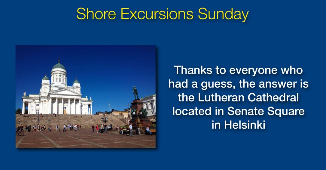 The answer is the Lutheran Cathedral, Thanks for taking part! #ShorexSunday #SES