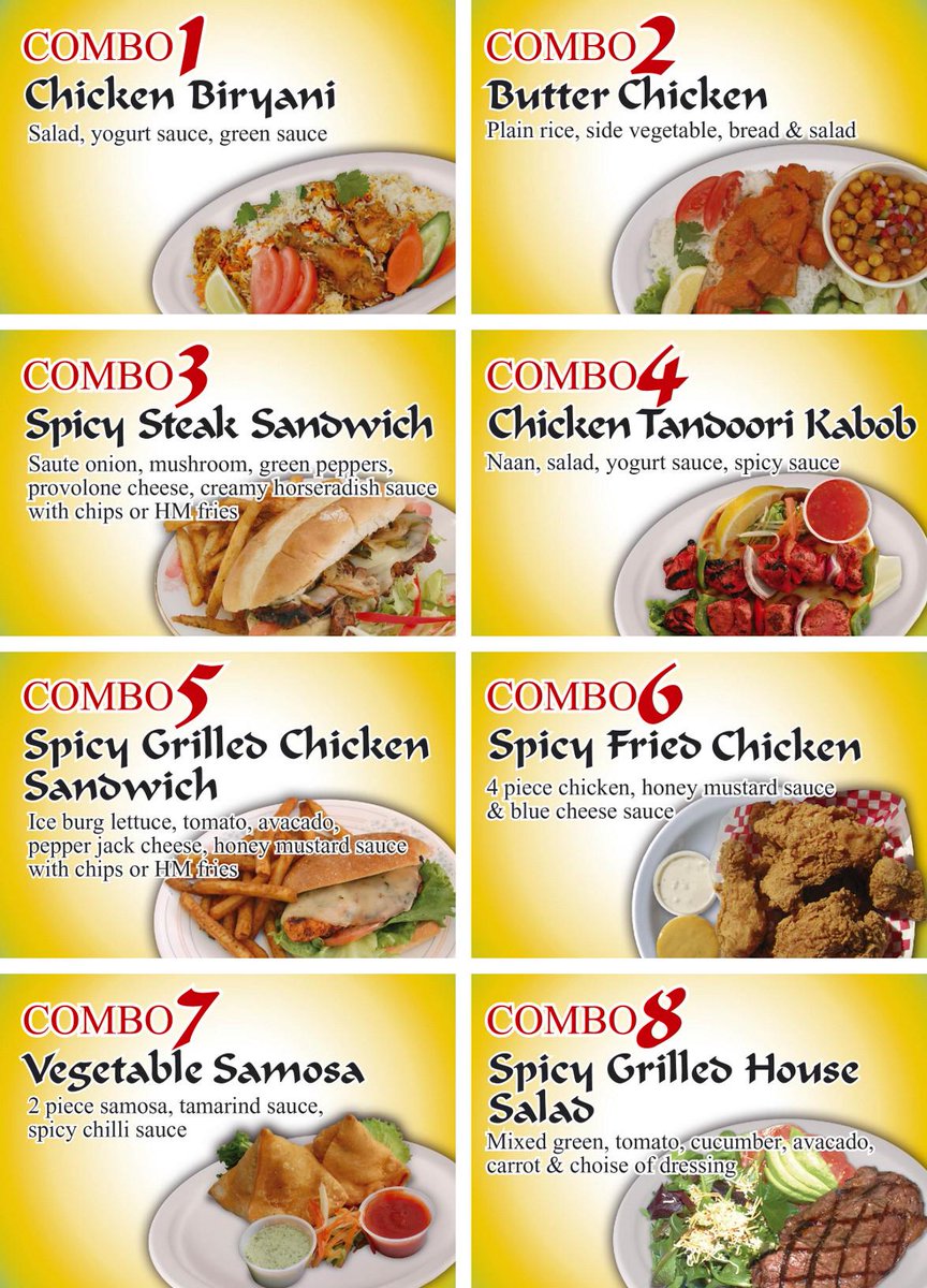Spicy Grill On Twitter Hi Guys This Our Menu Spicy Grill