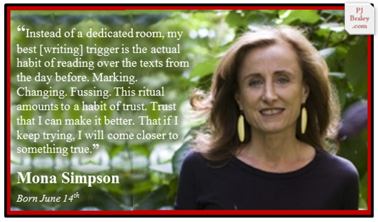 Happy Mona Simpson award-winning American writer.  
