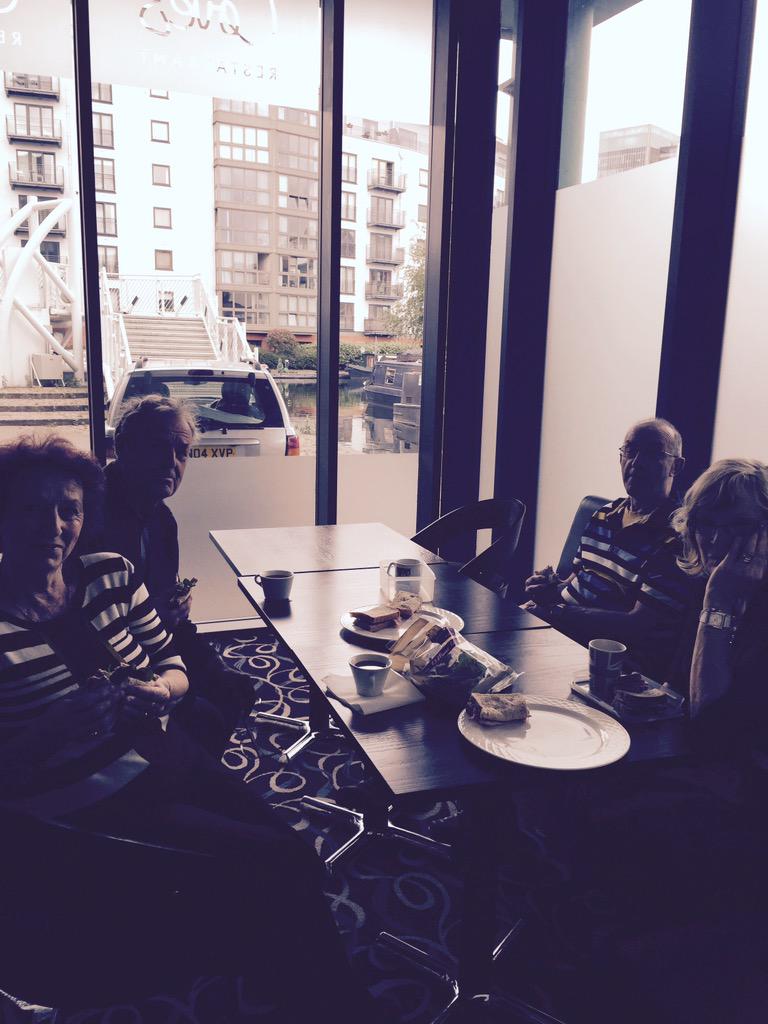lovesrestaurant's tweet photo. Staff lunch as we rope in parents to clear out the restaurant!! http://t.co/pjb0fUdcbb
