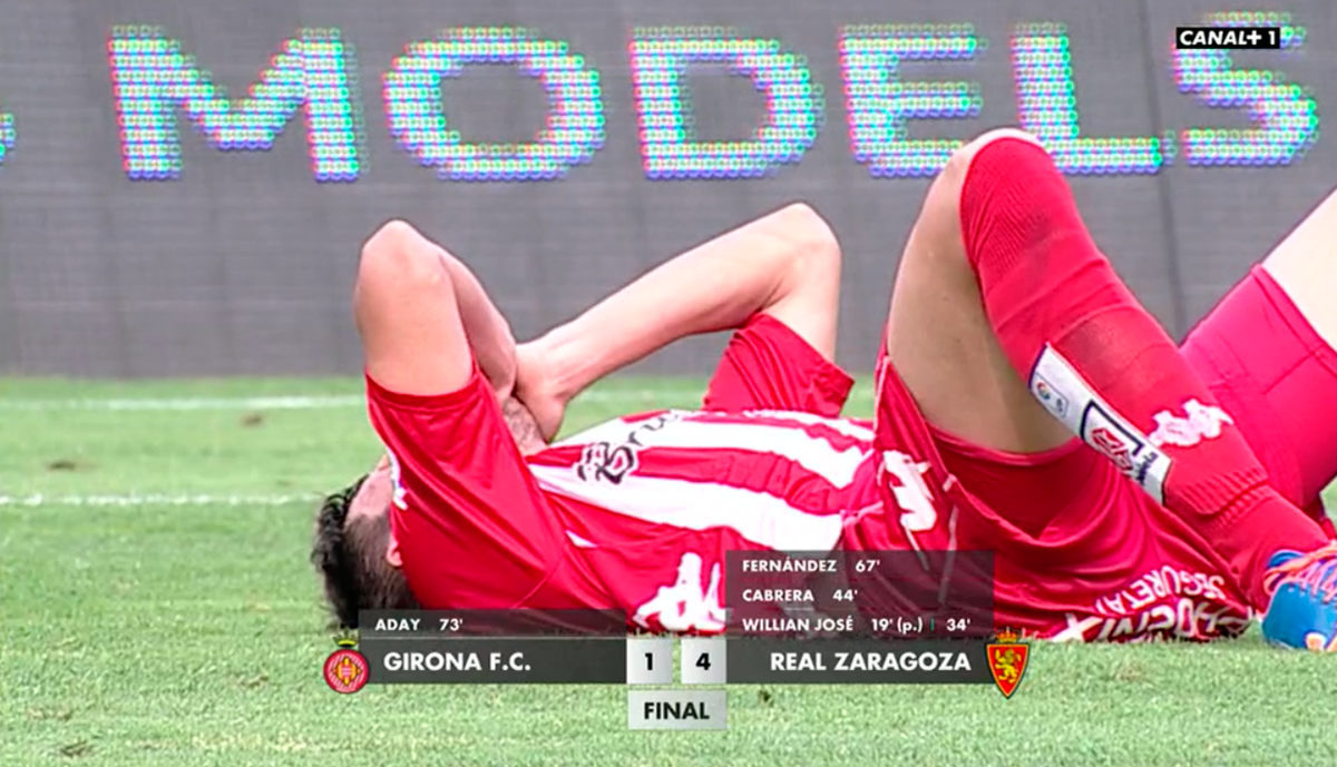 MPlusDeportes's tweet photo. Final en la locura de Montilivi. El Zaragoza obró un auténtico milagro y el Girona se despierta del sueño del ascenso http://t.co/4ZLKKcHijL