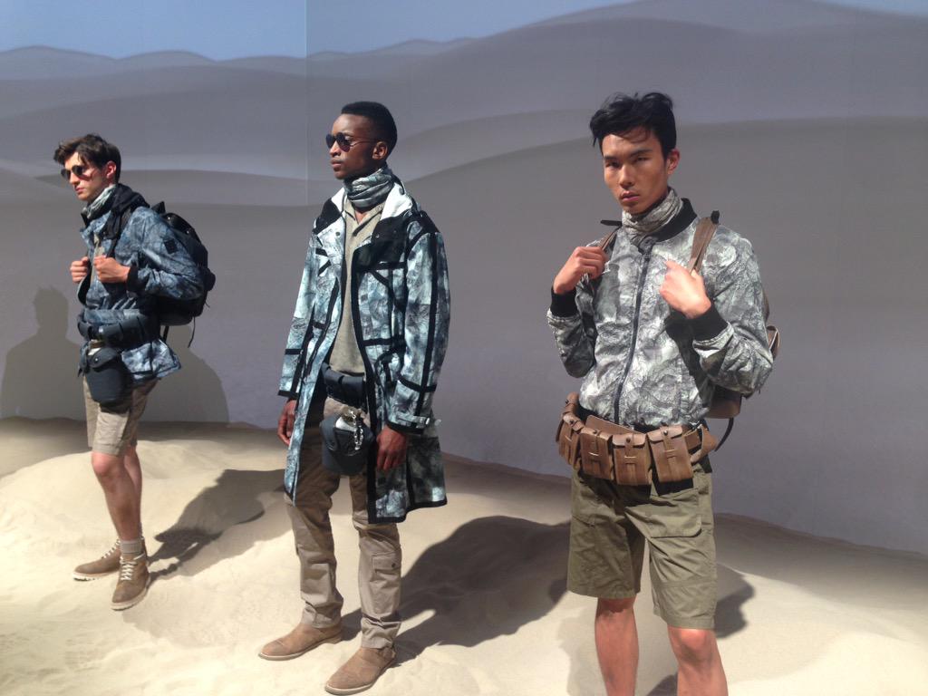 #Belstaff takes us on a journey into the desert. #lcm
