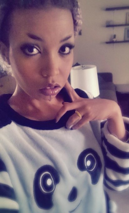 pouty panda looks http://t.co/5Vg1wwC2um<a href="/tag/cutetoes"class="tags"><span>#cutetoes</span></a><a href="/tag/ebonyfootworship"class="tags"><span>#ebonyfootworship</span></a>