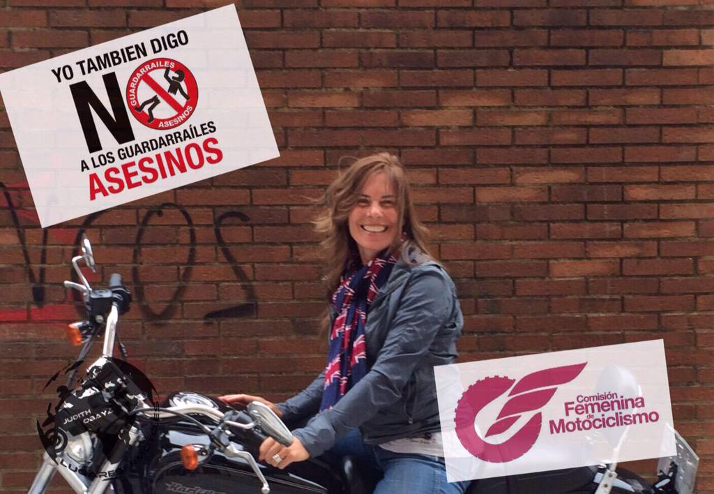 SienteMotor's tweet photo. @JudithObaya, 1a mujer en recorrer sola en moto los 20 mares de Europa se une a @JerezMoto2015. #spmYA. Gracias! http://t.co/oo84yXeyaU