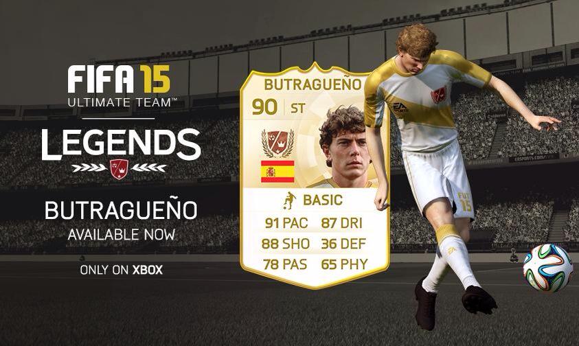 fifa4ea's tweet photo. #خبر
لاصحاب الاكس بوكس 
الاسطورة "Butragueño" متوفر الان بالباكات http://t.co/MQq4G0eztJ