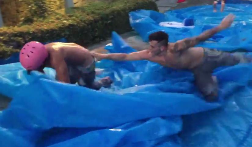 idekloz's tweet photo. I think beau and Daniel got confused about the aim of the game... #baniel4life http://t.co/kbilDCkXiI