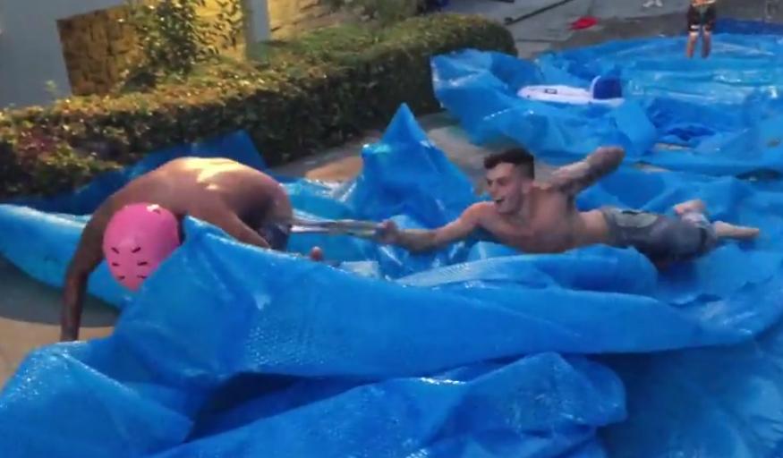 idekloz's tweet photo. I think beau and Daniel got confused about the aim of the game... #baniel4life http://t.co/kbilDCkXiI