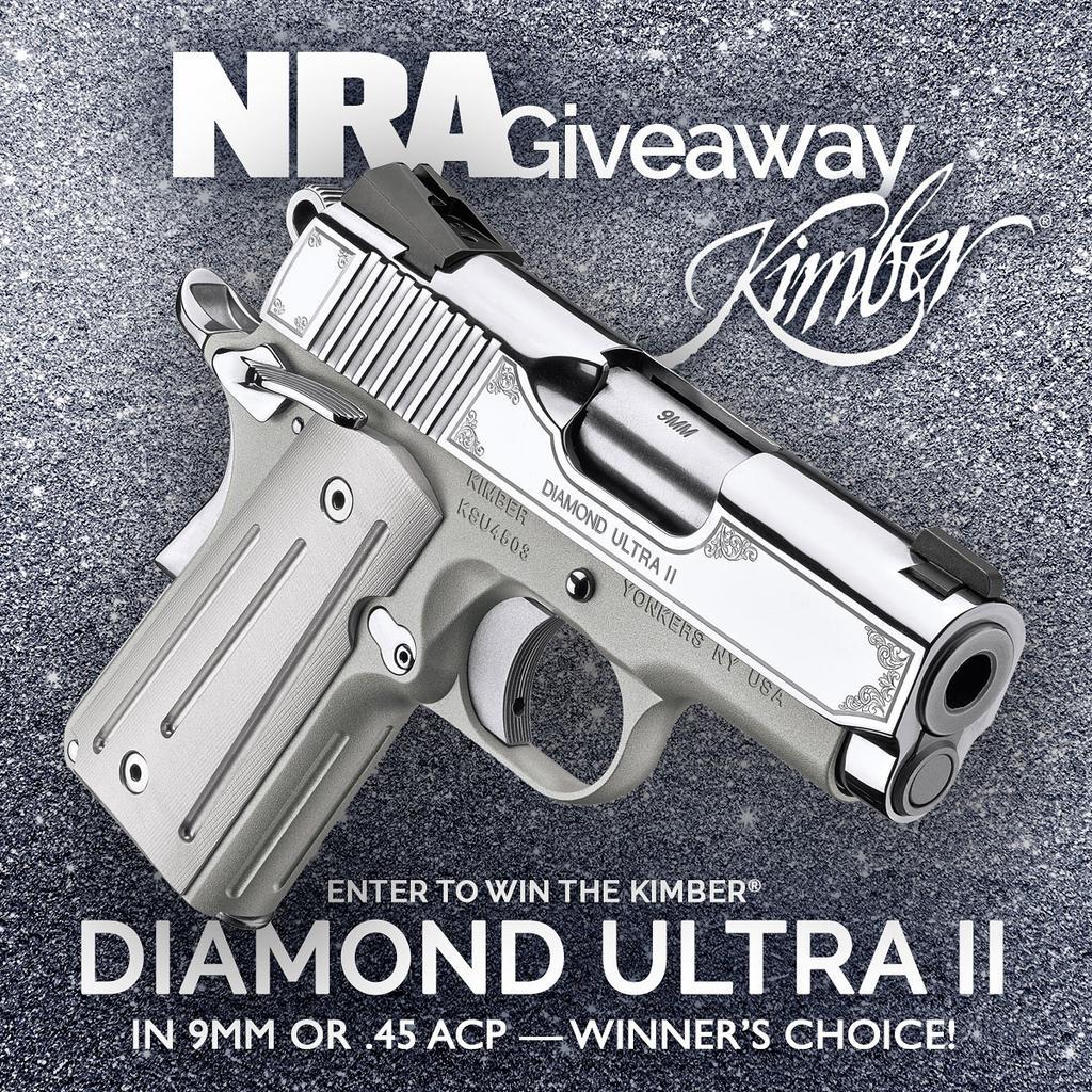 NRA's tweet image. Only two days left to enter to win the @kimberamerica Diamond Ultra II! woobox.com/f8ydmx