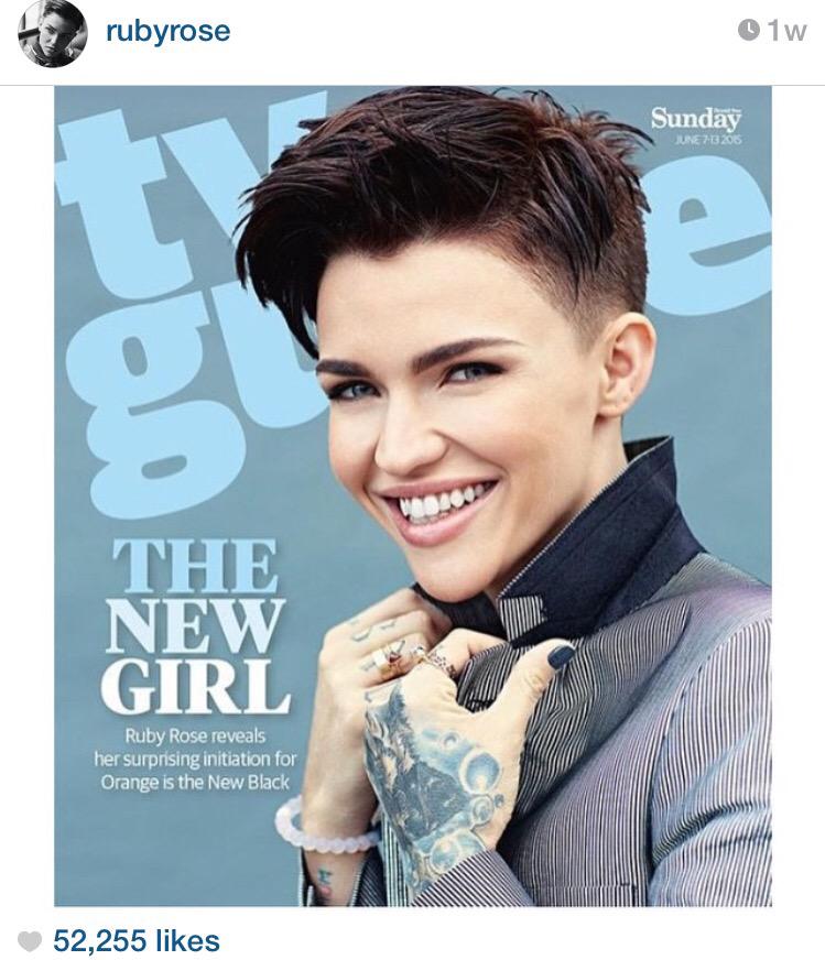 lalalabagh's tweet photo. my newfound obsession @RubyRose πΉ #OITNB #season3oitnb http://t.co/Vf4sksNIwJ