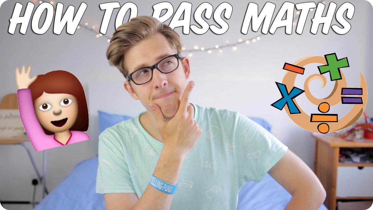 NEW VIDEO! Today I'll teach you how to pass maths USING PUNS! Hope you like it! 😎 youtube.com/watch?v=L34ZwI…