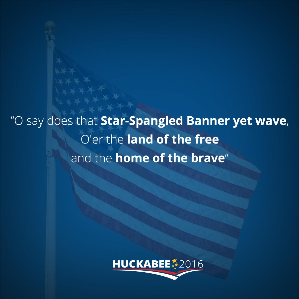 GovMikeHuckabee's tweet image. #FlagDay