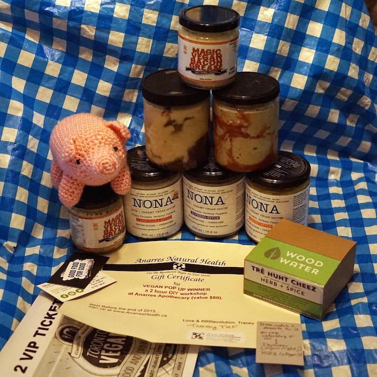Raffle winner is #9859970
Congratulations! You have won EVERYTHING in this picture. Check FB for info #VeganPopUpTO