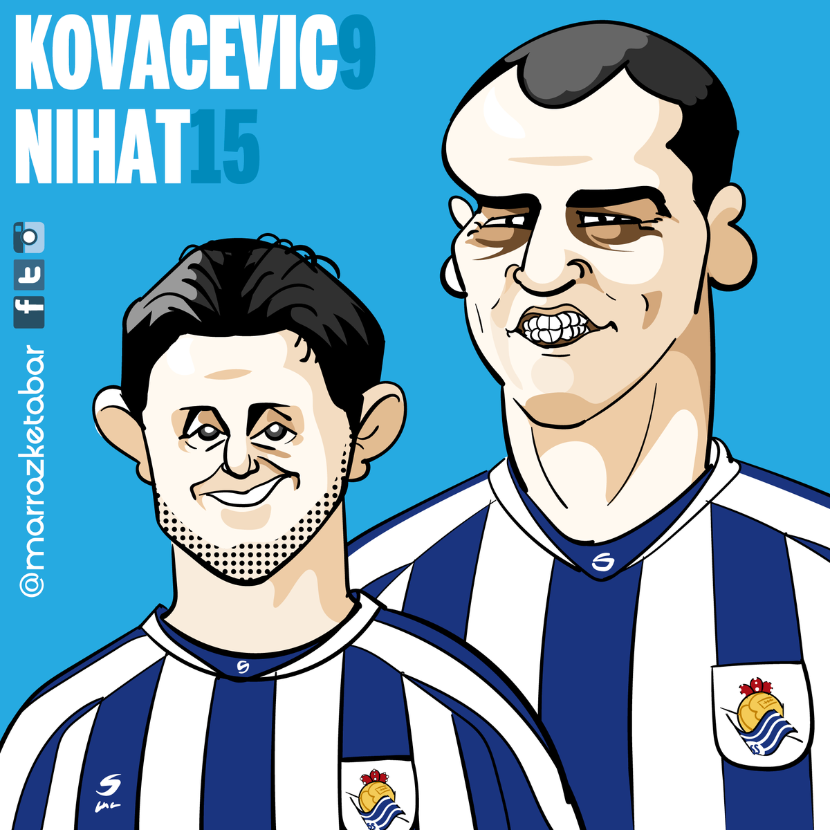 marrazketabar's tweet photo. KOVACEVIC  -  NIHAT @NihatKahveci8 #Darko #Kovacevic #RealSociedad http://t.co/5SYAUNRMQy