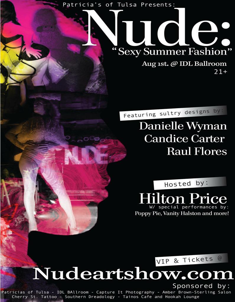 NudeArtShow's tweet photo. Nude: Sexy Summer Fashion happens on Aug. 1st at IDL Ballroom!! Doors open at 7:30pm http://t.co/XkIEJLVlM3