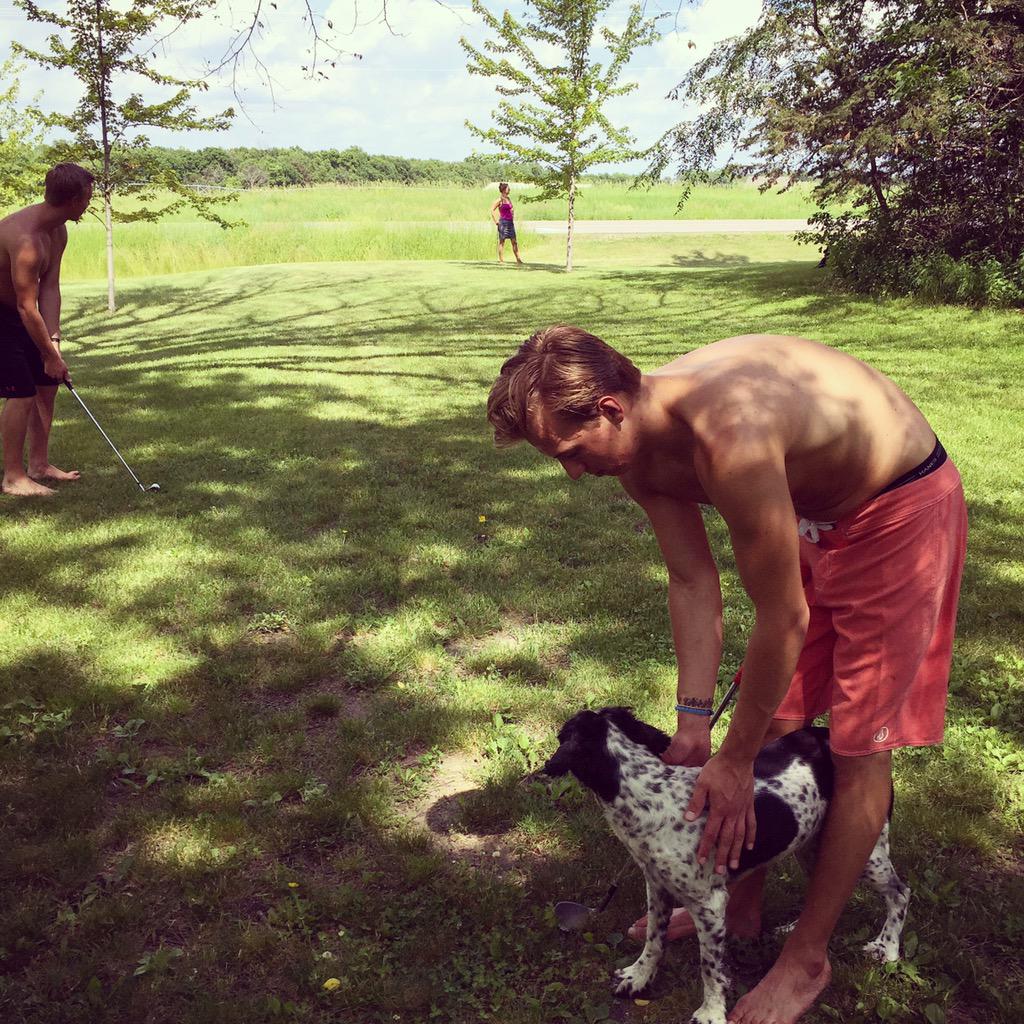 brentstromme's tweet image. Family yard golf in all its glory. 
#treebytree #itsinthehole #golf  #summer #sundayfunday #family #minnesota