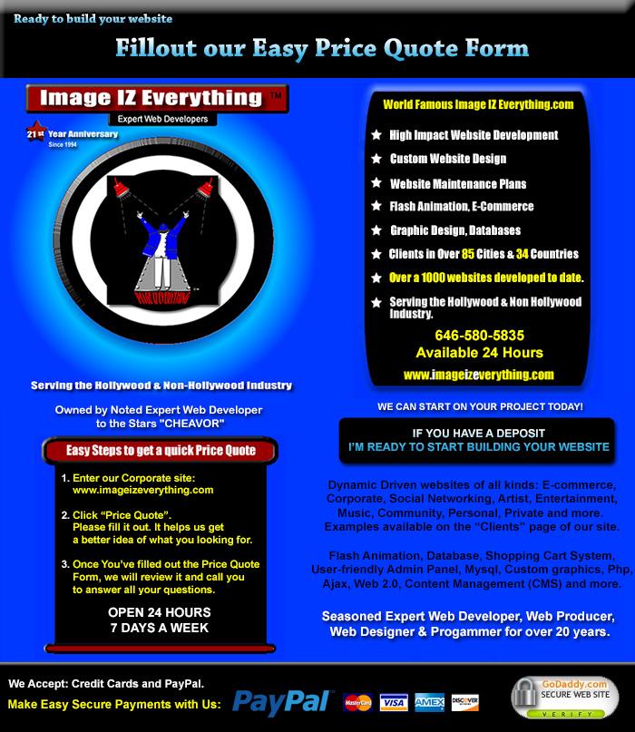 ImageIzEverything.com Expert Web Development &amp; Design | 20+ Yrs Exp | Clients in Over 85 Cities &amp; 34 Countries.