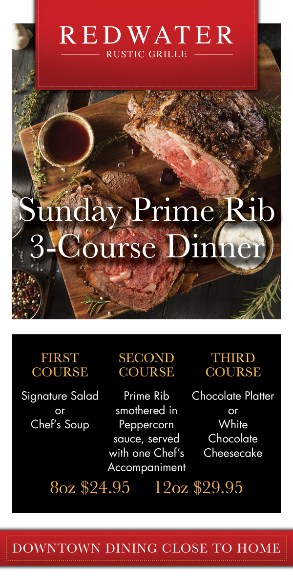 RedwaterYYC's tweet photo. Not sure what to do for dinner tonight? Join us at #RWmacleod for Prime Rib Sunday! #yyceats #primerib #yycfoodie http://t.co/G7P39pdhYr