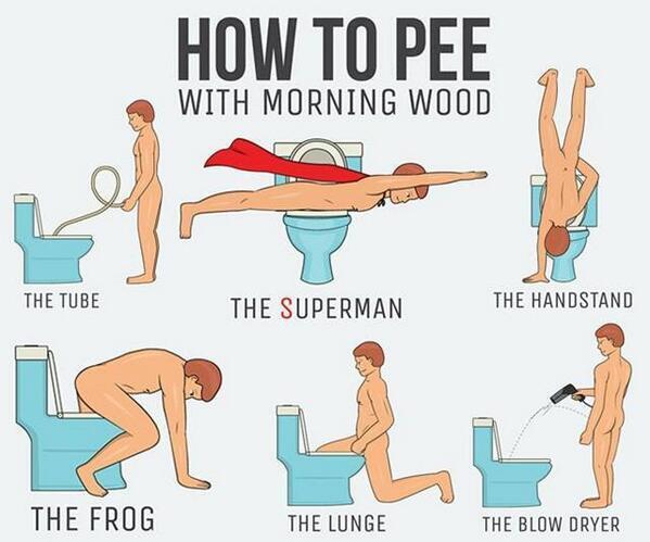 CauseWereGuys's tweet photo. How to pee... http://t.co/u6O3f10fEj