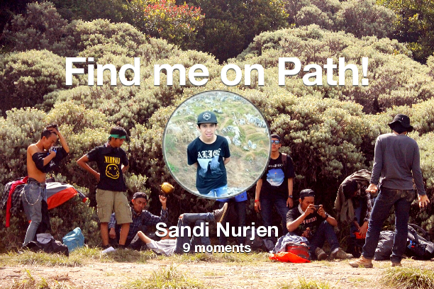SandiNurjen's tweet photo. Find me on #Path now! Go to: http://t.co/Jf9VhaXEIn! #thepersonalnetwork http://t.co/qcypoqOW4P