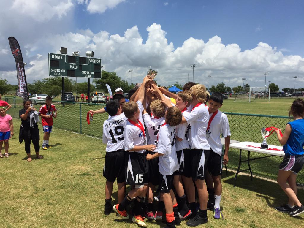 E_dawg08's tweet photo. Champions in Texas⚽️⚽️ #ICT01 http://t.co/UzAokG9FEC