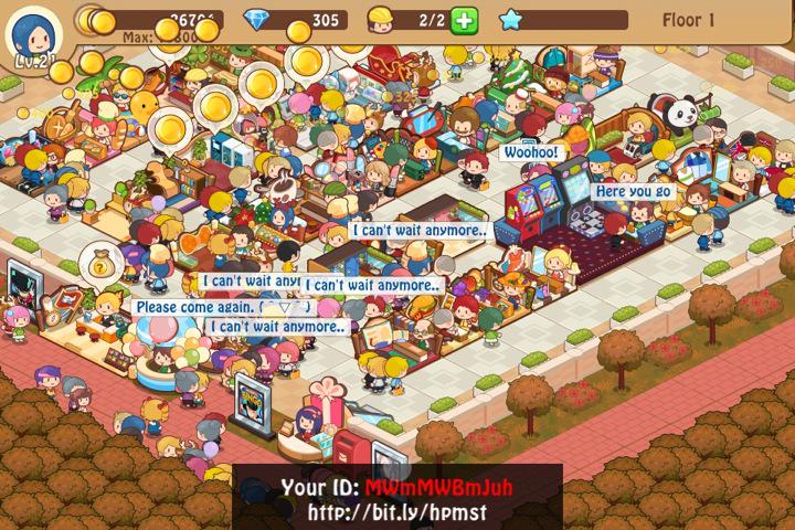 #HappyMallStory so addictive, can't stop! ID: MWmMWBmJuh <a href="/HappyHappyLabs/">Happy Labs</a>