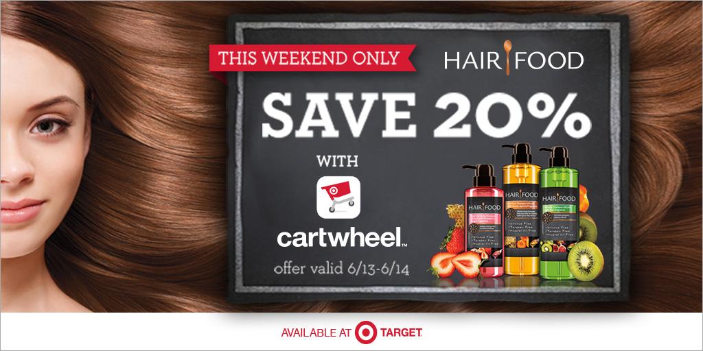 HairFoodSamples's tweet photo. @KFAEMS RT to share the love. Save 20% on #HairFood shampoos + conditioners @Target http://t.co/p1jgJXk295 http://t.co/UOqfF7lz2I