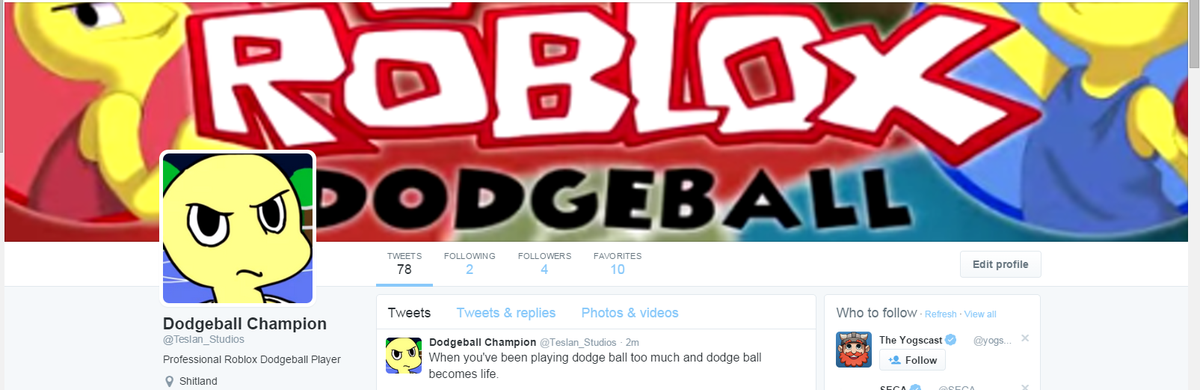 Alexnewtrons Fan 3 Teslan Studios Twitter - roblox dodgeball script