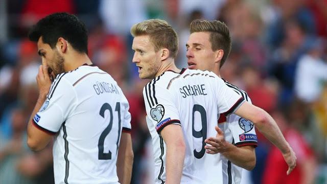 Germany put seven past Gibraltar away from home