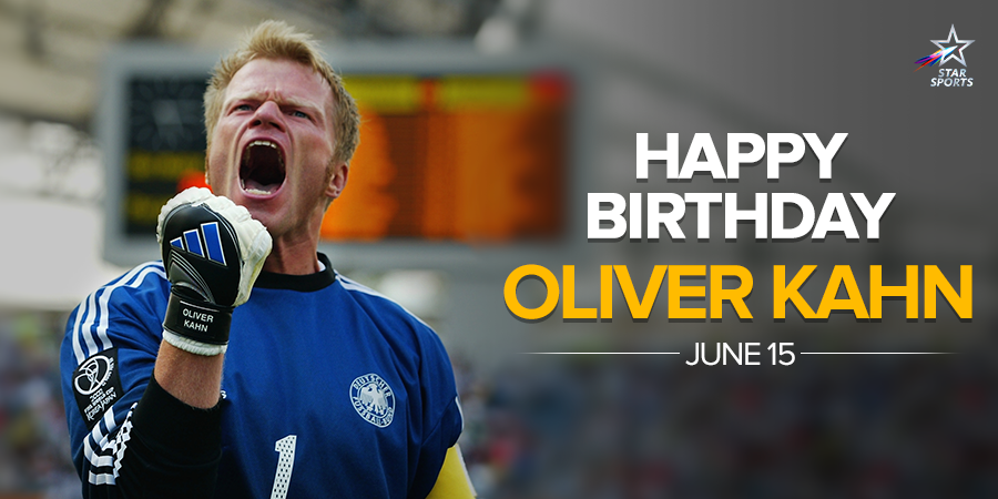 Former Germany ( captain Oliver Kahn turns 46 today. Here\s wishing the legend a happy birthday! 