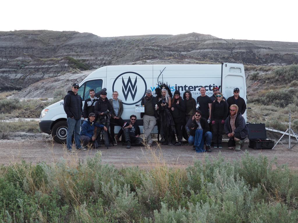 rocketspence's tweet photo. That's a wrap! #abfilm #setlife #telusoptic #ohds02 @TELUS @WFW_Intl #drumheller #longlivethelich http://t.co/O2AS1lS2VX