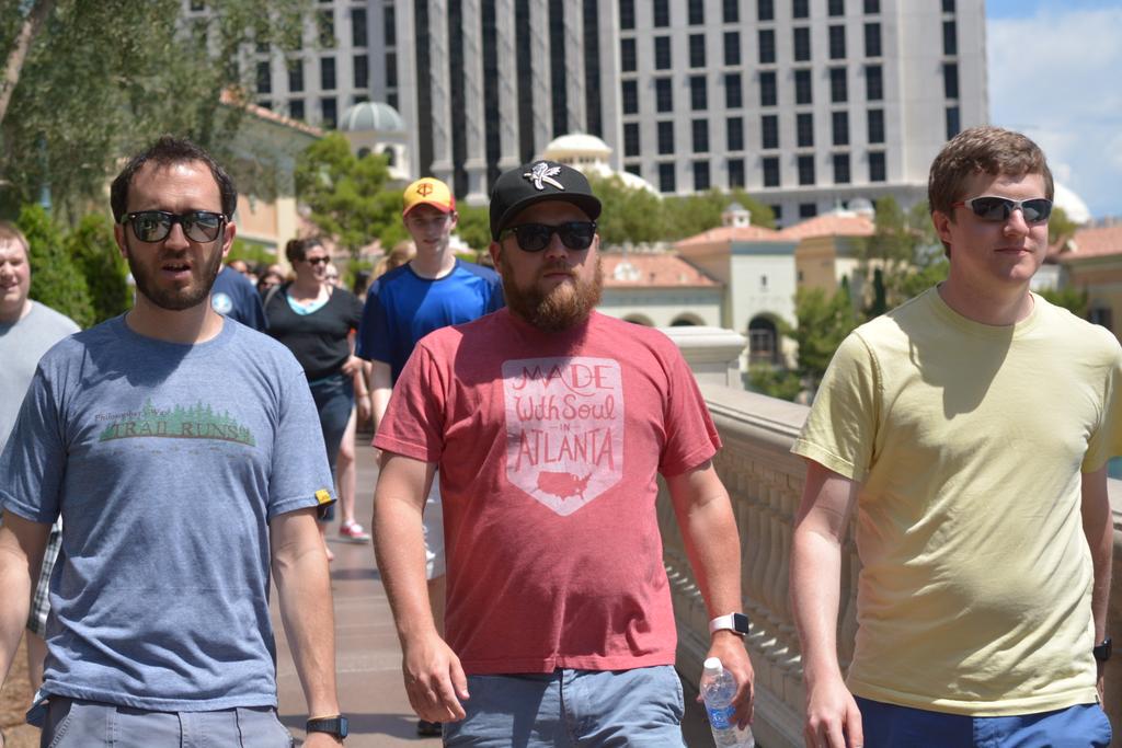 jritch's tweet image. And here's our media crew