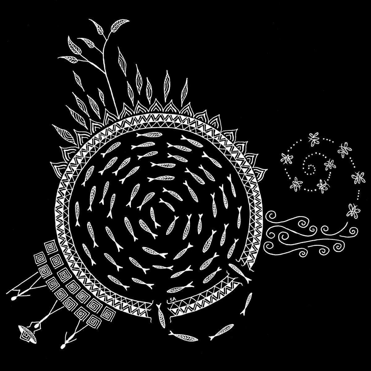 Shawana Andrews's artwork for the National Indigenous Engineering Summit. Thanks Shawana! #NIEsummit