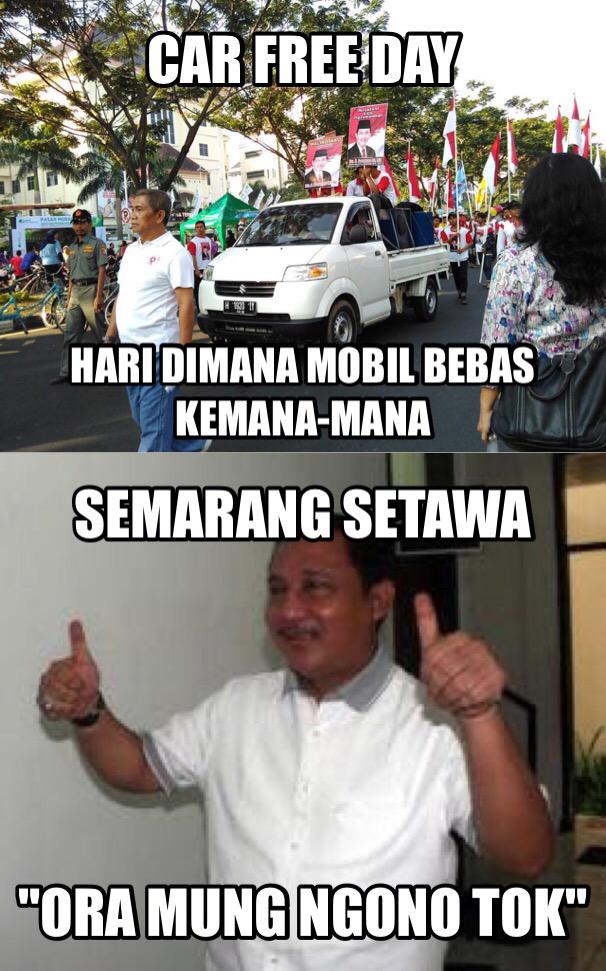 GerduSemar - Gerakan Dukung Semarang Marwut .. <a href="/PakMarmo/">Soemarmo HS</a> aja boleh masukin mobil, masak kita nggak ?