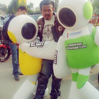 Ini dia aksi Div. Touring Byonic Lampung...#jadian sama MC nya