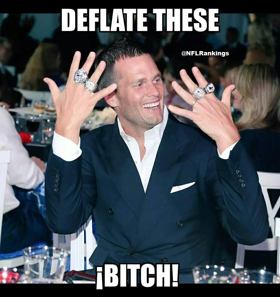 NFLRankings's tweet photo. Tom Brady be like... http://t.co/hk0gPdlbjE