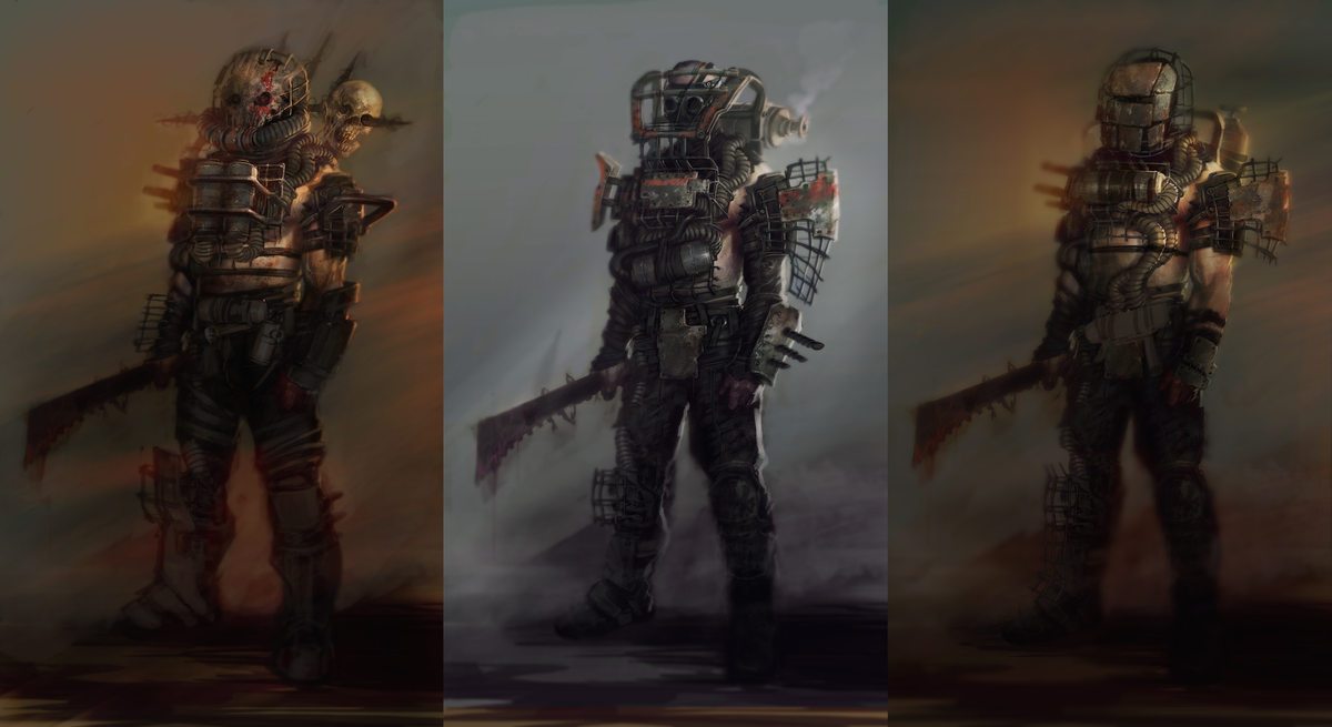 bethesda's tweet photo. Every part of the world starts with our artists  #Fallout4  #BE3 http://t.co/h44K3r67PE