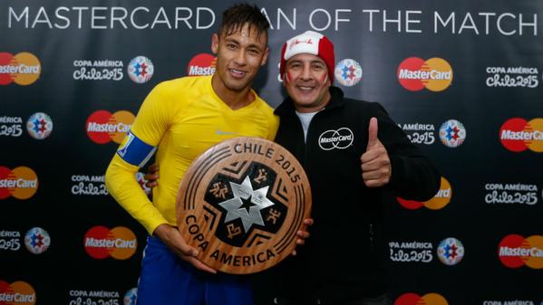 Neymar awarded man of the match vs Peru