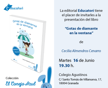 educatoried's tweet photo. La presentación del libro Gotas de diamante en la ventana, mañana, 19.30H en el Colegio Los Agustinos  #conejoazul http://t.co/O5UKeySCGn