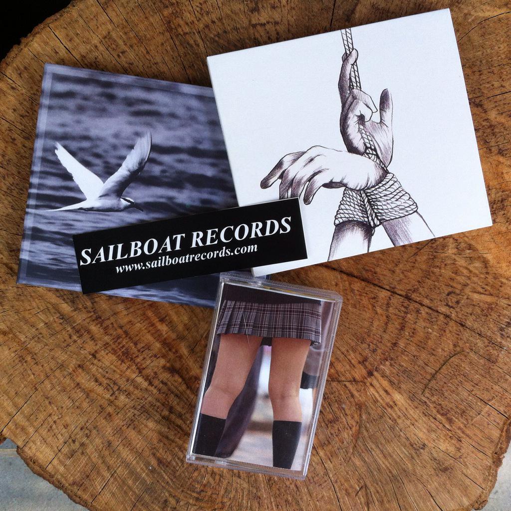 Rilisan2 Sailboat: CD <a href="/FRVRLWYS/">FOREVER / ALWAYS</a>, Rp 35rb &amp; Seems Like..., Rp 45rb; kaset split Woodcabin, Rp 25rb. SMS 087824281152