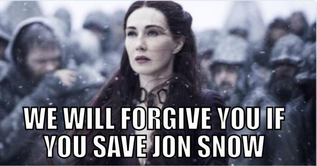 GirlsEyeViewNY's tweet photo. I accept the Lord of Light as one true God. 

#GameofThrones #GameofThronesFinale #JonSnow #Melisandre #lordoflight http://t.co/jKyzYiHVPj