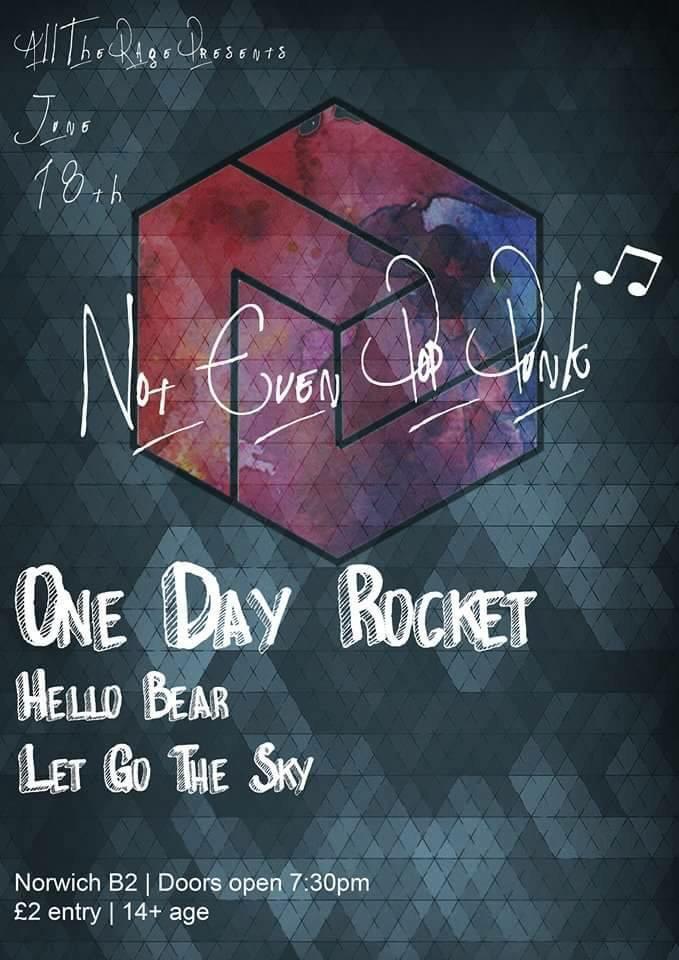 OneDayRocket's tweet image. This Thursday with @hellobearband &amp;amp; @letgothesky