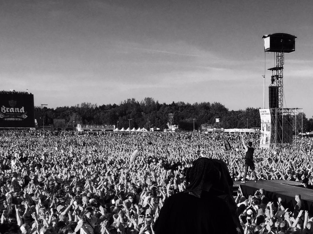 TheScript_Danny's tweet image. What a great shot from #pinkpop2015 bring on croke park !!!! Not long now 😜