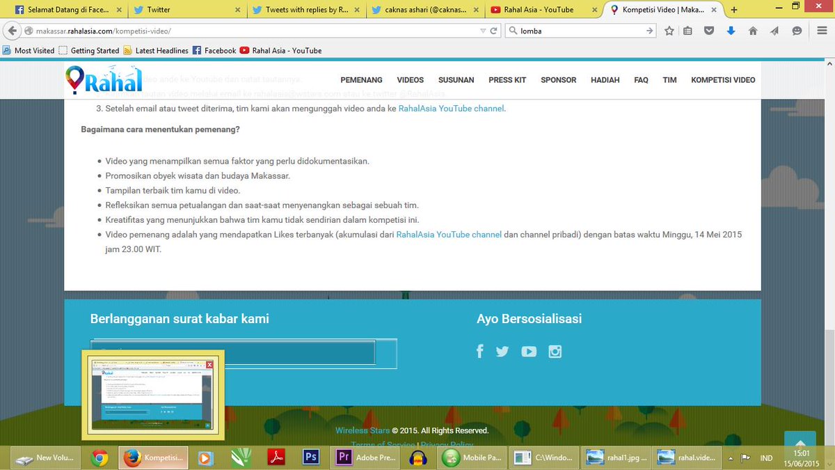 caknas's tweet photo. @RahalAsia itu yg diwebsite resmi tdk usah diubah, lucu tau diubah pas pngumuman. haha., cie yg brtmn dgn juara. ;) http://t.co/3A9BPkCSgp